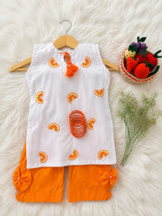 Fruit Embroidered Dress