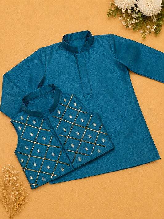 Sultan Kurta & Waistcoat Set